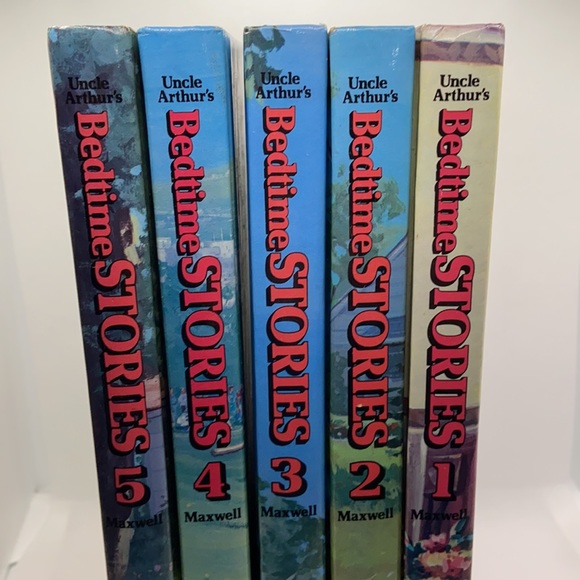 Vintage Uncle Arthur’s Bedtime Stories Complete 5 Volume Set Hardcovers 1970’s - Picture 11 of 15